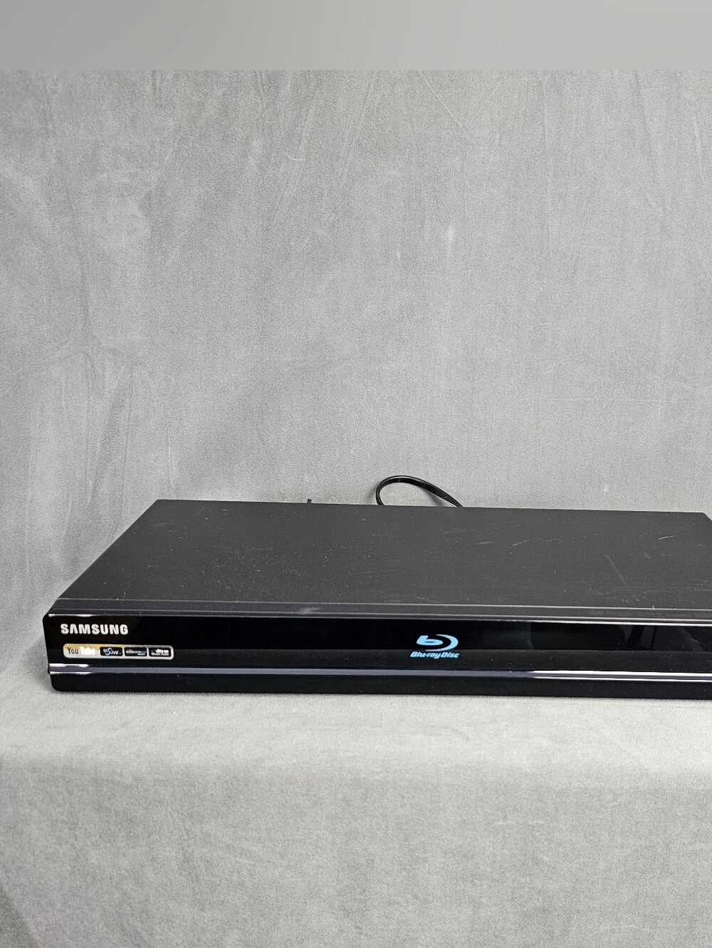 Used & Tested Samsung BD-P1600 Blu-Ray Player- Black E1-2
